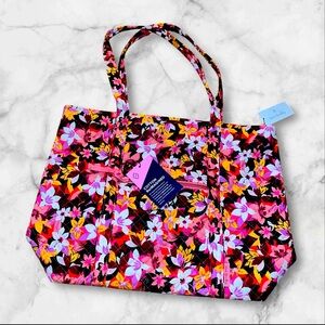 VERA BRADLEY Tote Bag - Rosa Floral - $100 New with Tags
